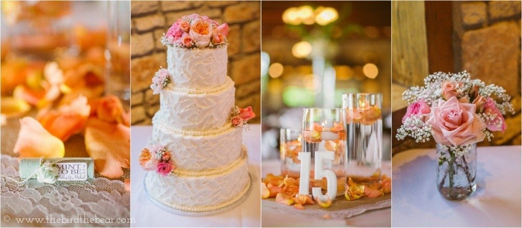 Orange Wedding flowers