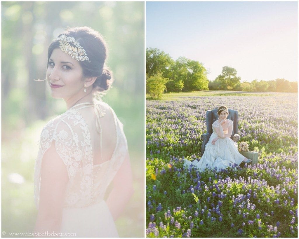 Vintage Austin Bridal Portraits