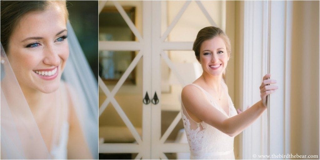 Bridal portraits taken in January.