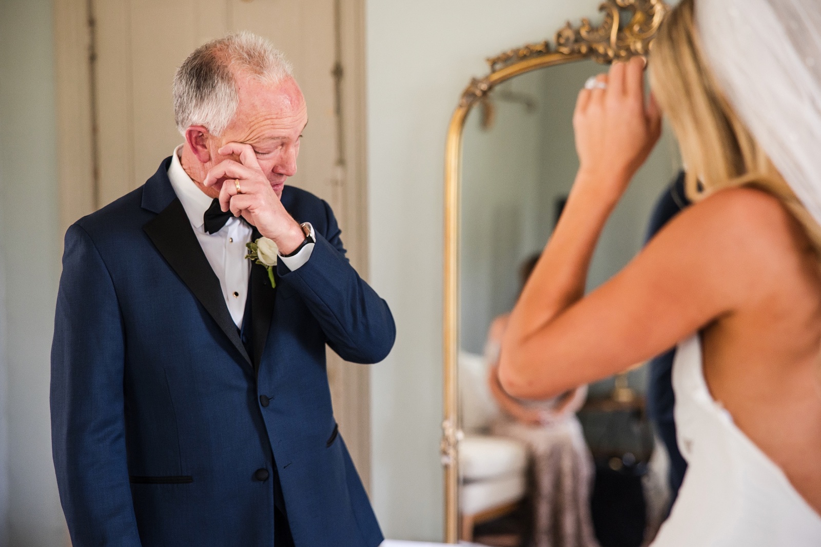 First dance between newlyweds at Barr Mansion Austin wedding reception