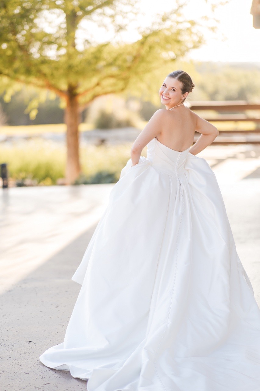 P and B's bride getting ready at Hidden River Ranch Lampasas Texas wedding
