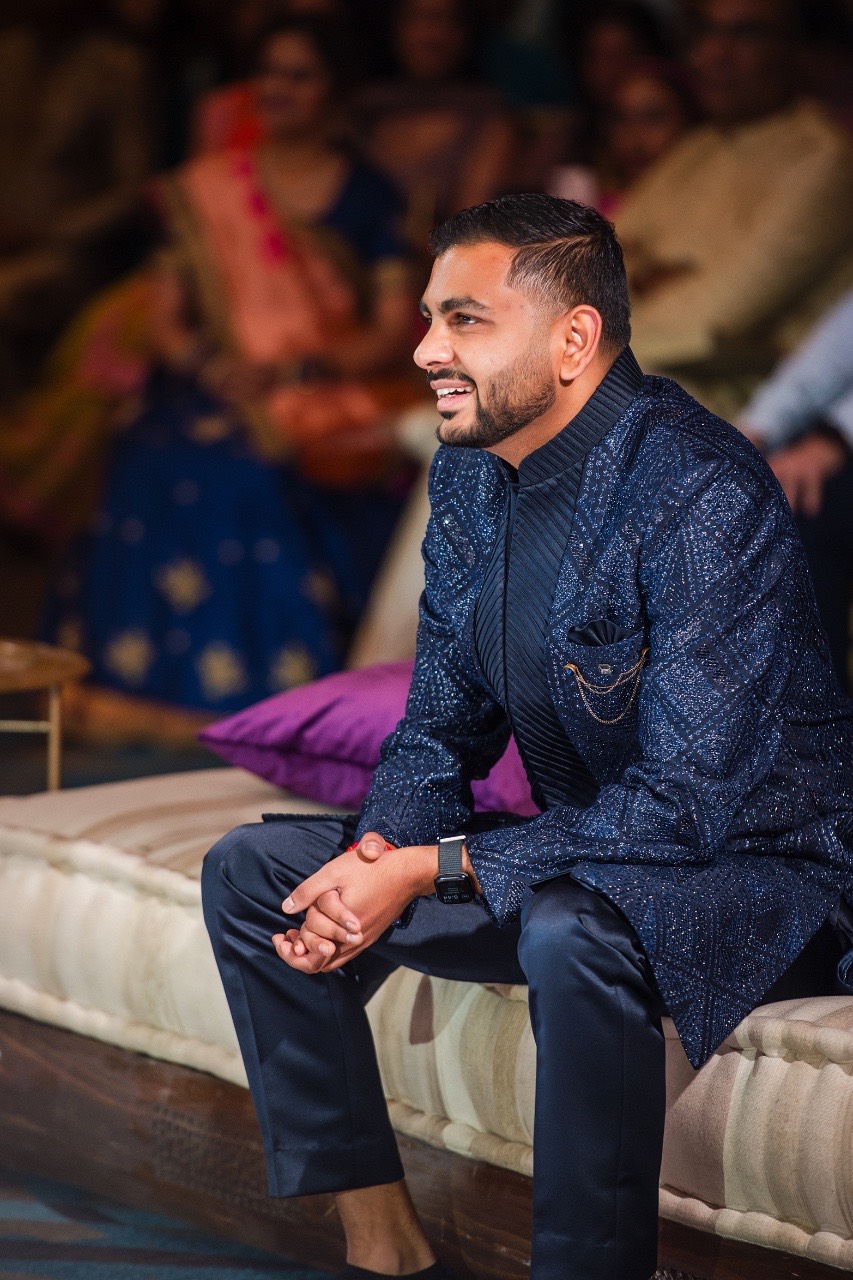 S groom seeing bride S for first time at Hyatt Regency