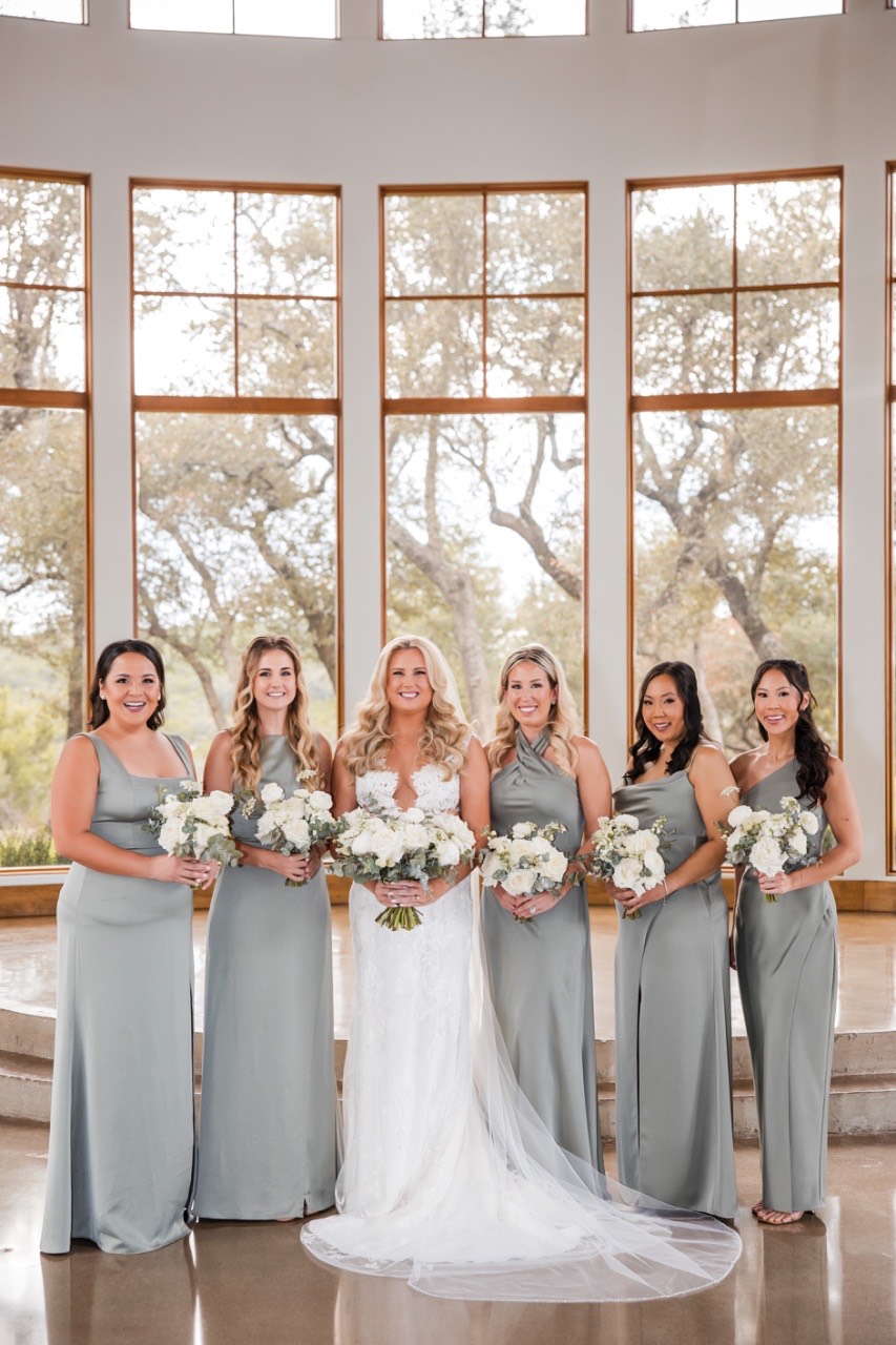 K's delicate wedding jewelry displayed before ceremony at Canyonwood Ridge venue