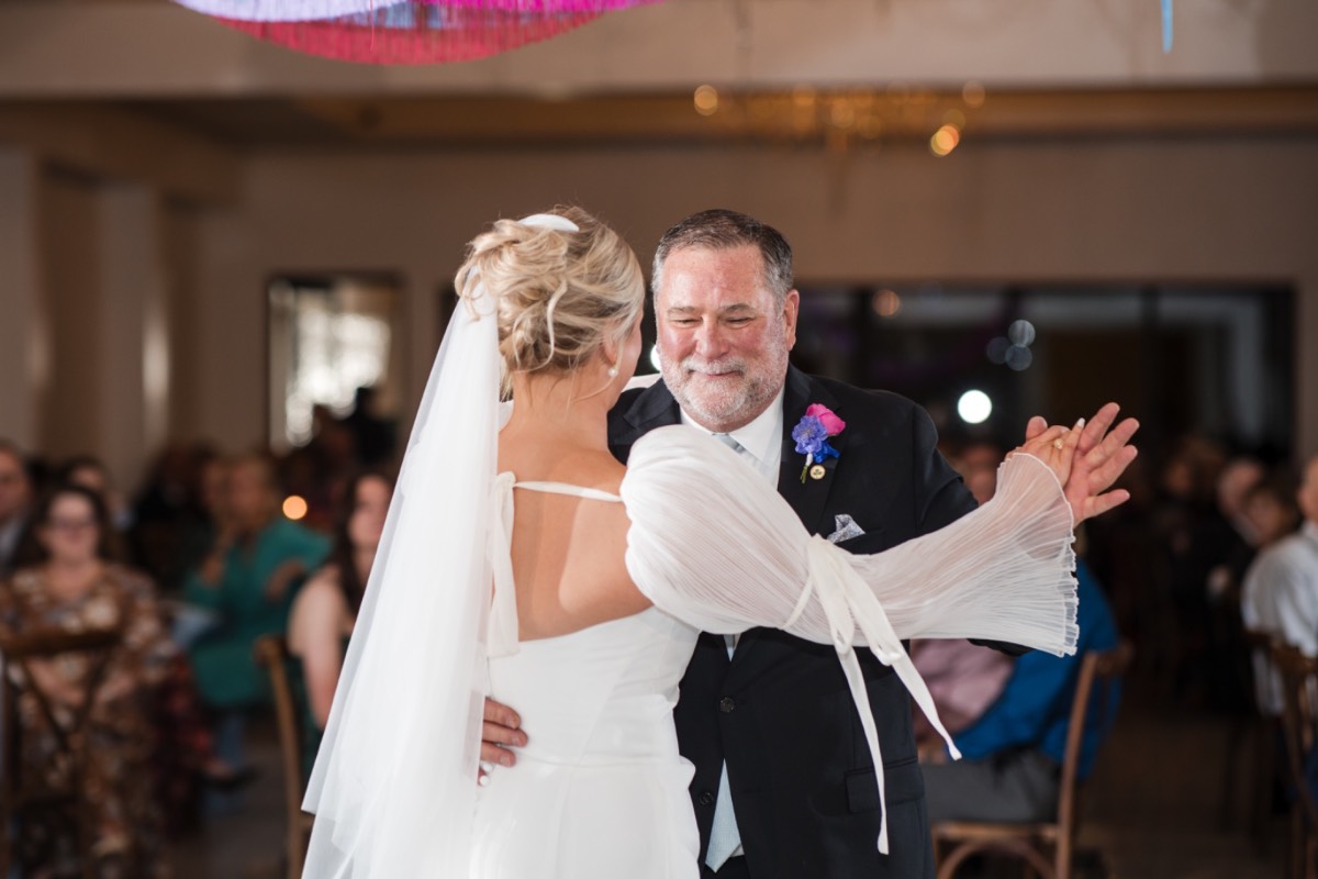 Anniversary dance at Videre Estate wedding reception for married couples