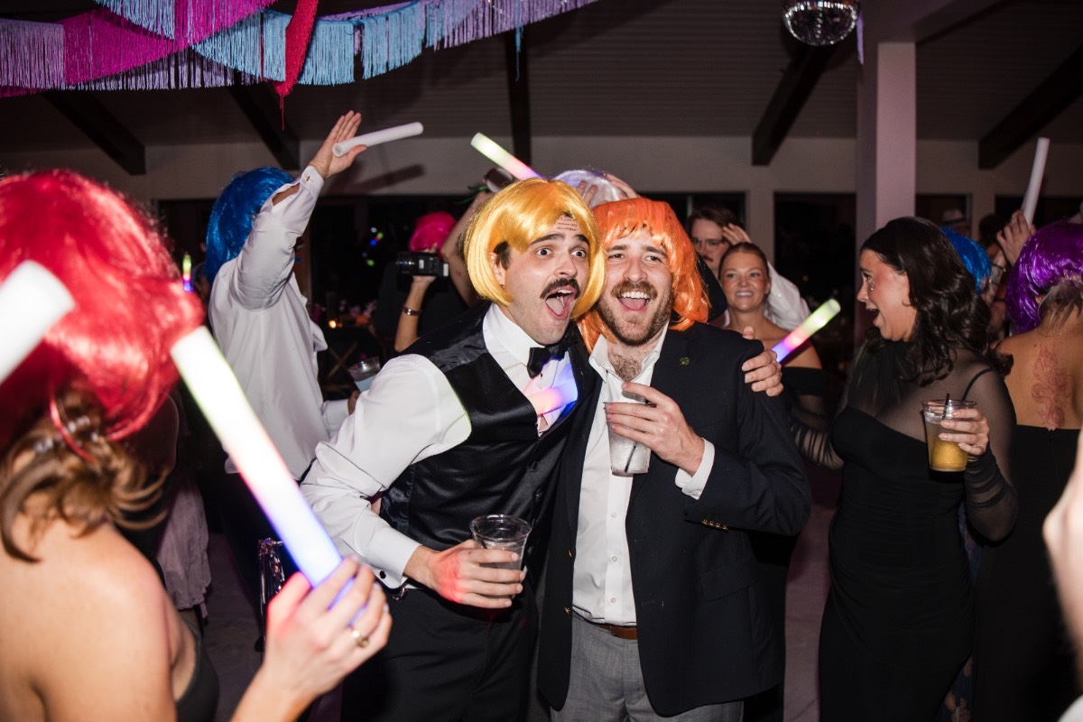 Photography equipment at Cora and Cameron's Wimberley wedding celebration