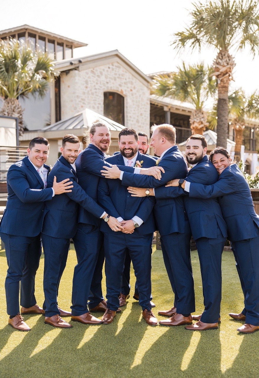 S and A's first look at Horseshoe Bay Resort before ceremony