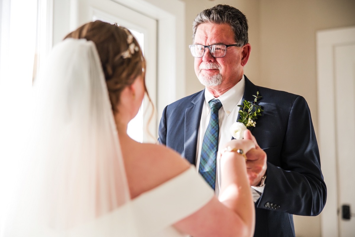 Bride and groom romantic embrace captured by The Bird and The Bear photographer.
