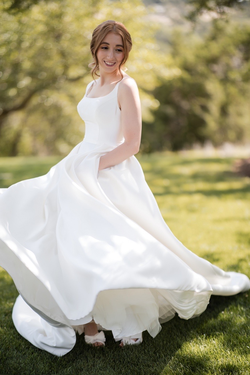 Emotional first look at Canyonwood Ridge Dripping Springs outdoor wedding venue