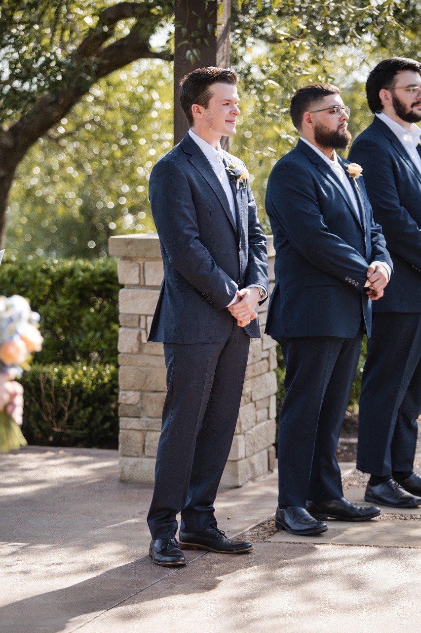 O and C's romantic first look photographed by The Bird and The Bear