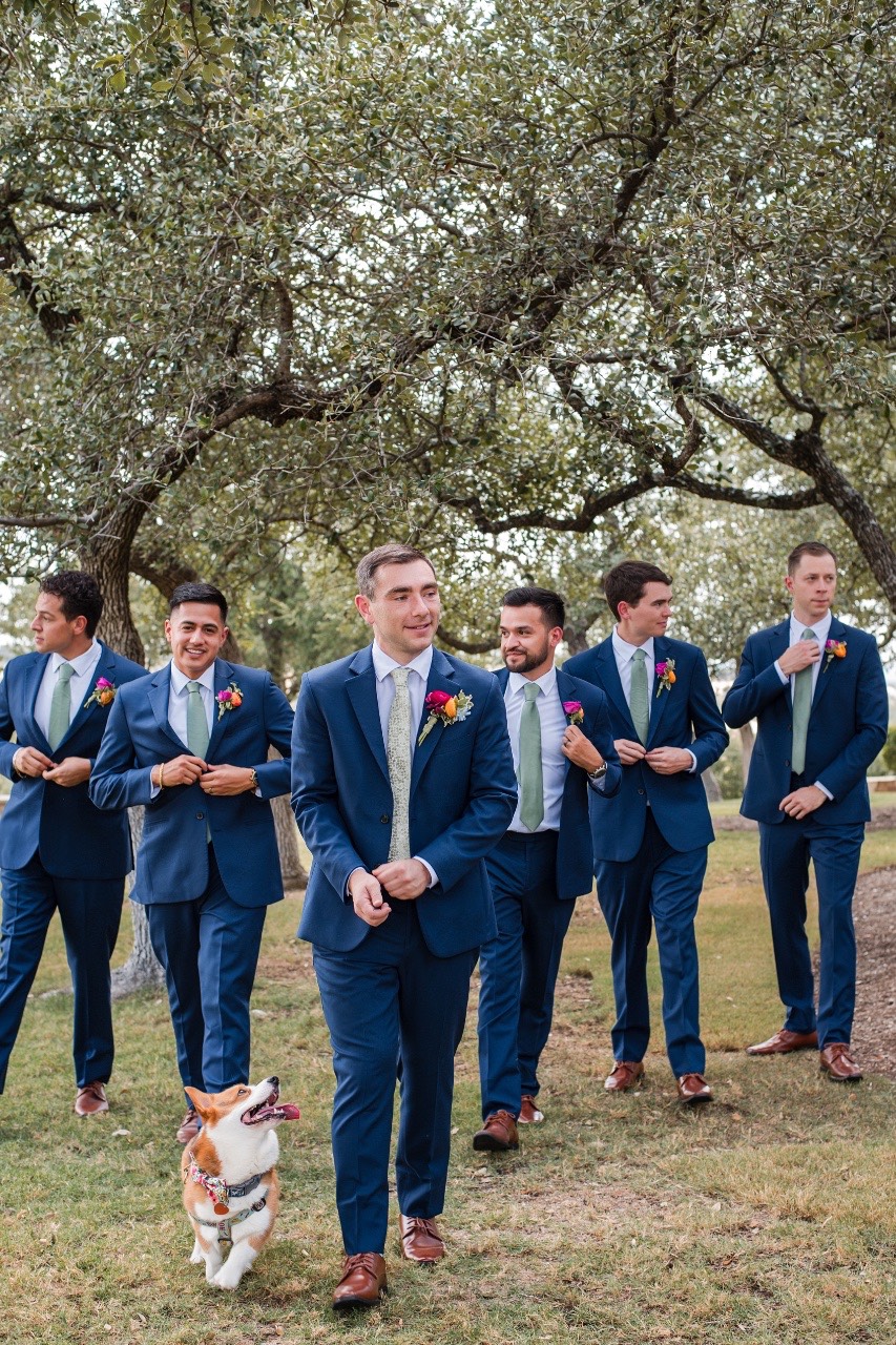Outdoor ceremony aisle at Canyonwood Ridge wedding venue in Dripping Springs Texas