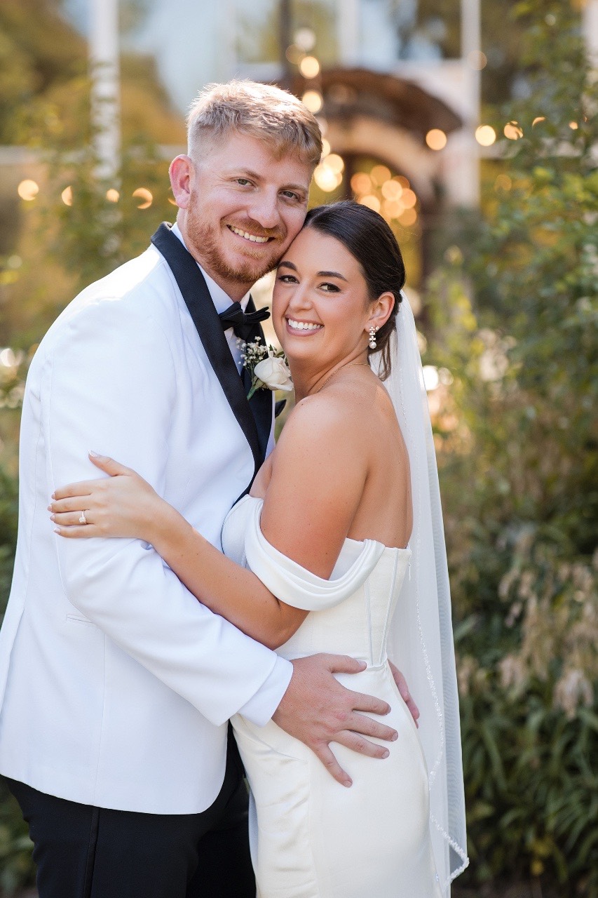 First look photography session with couple at Barr Mansion Austin Texas