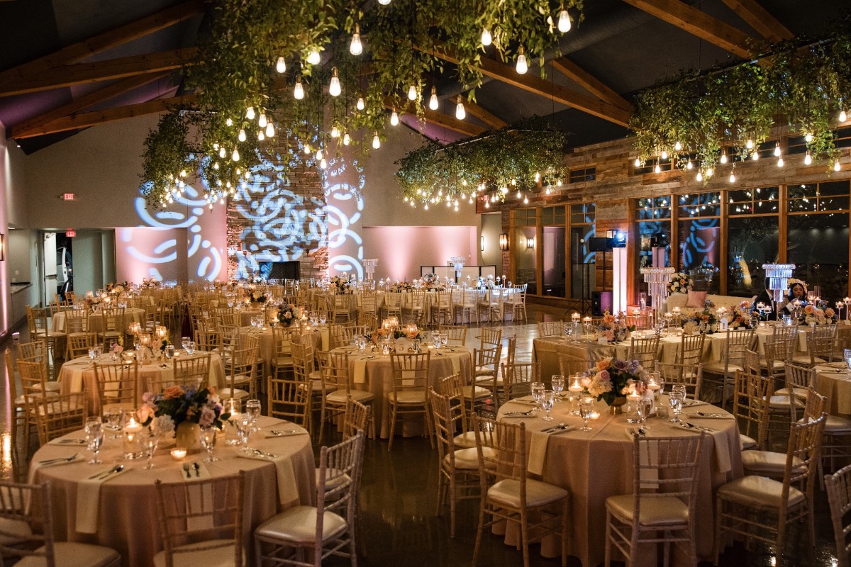 Groom awaiting bride during first look at Dripping Springs wedding venue