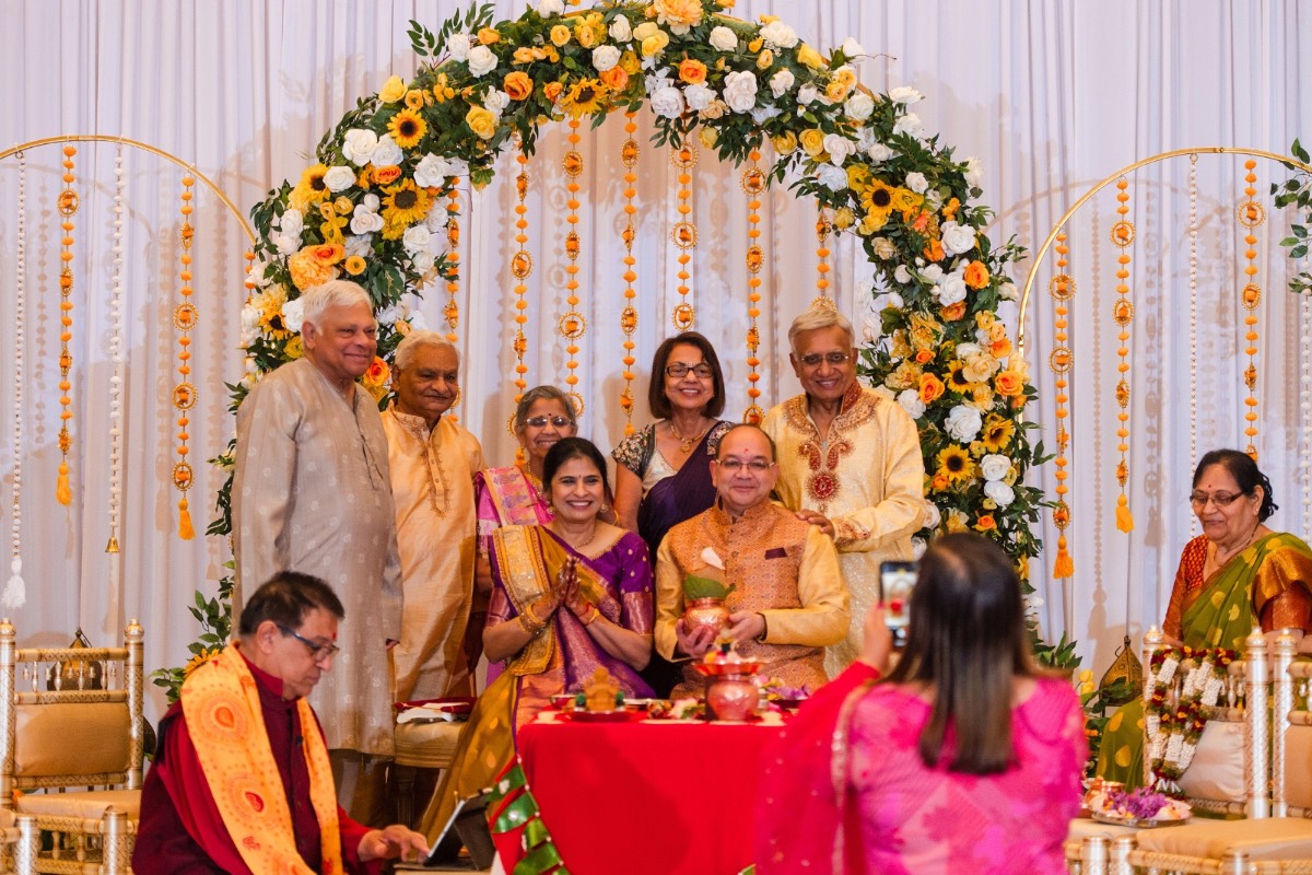Groom S watching bride S approach during Hyatt Regency Austin ceremony