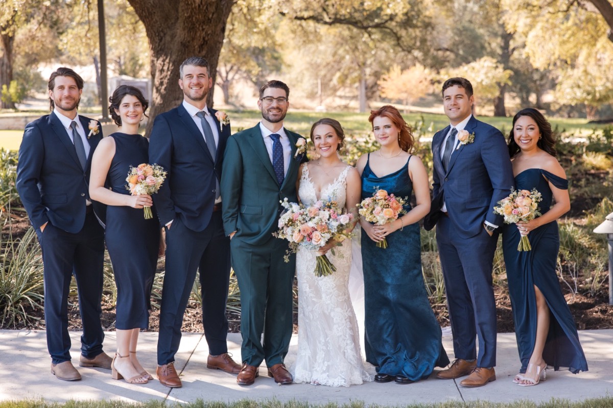 Ring exchange moment at Garey House Georgetown wedding captured on video