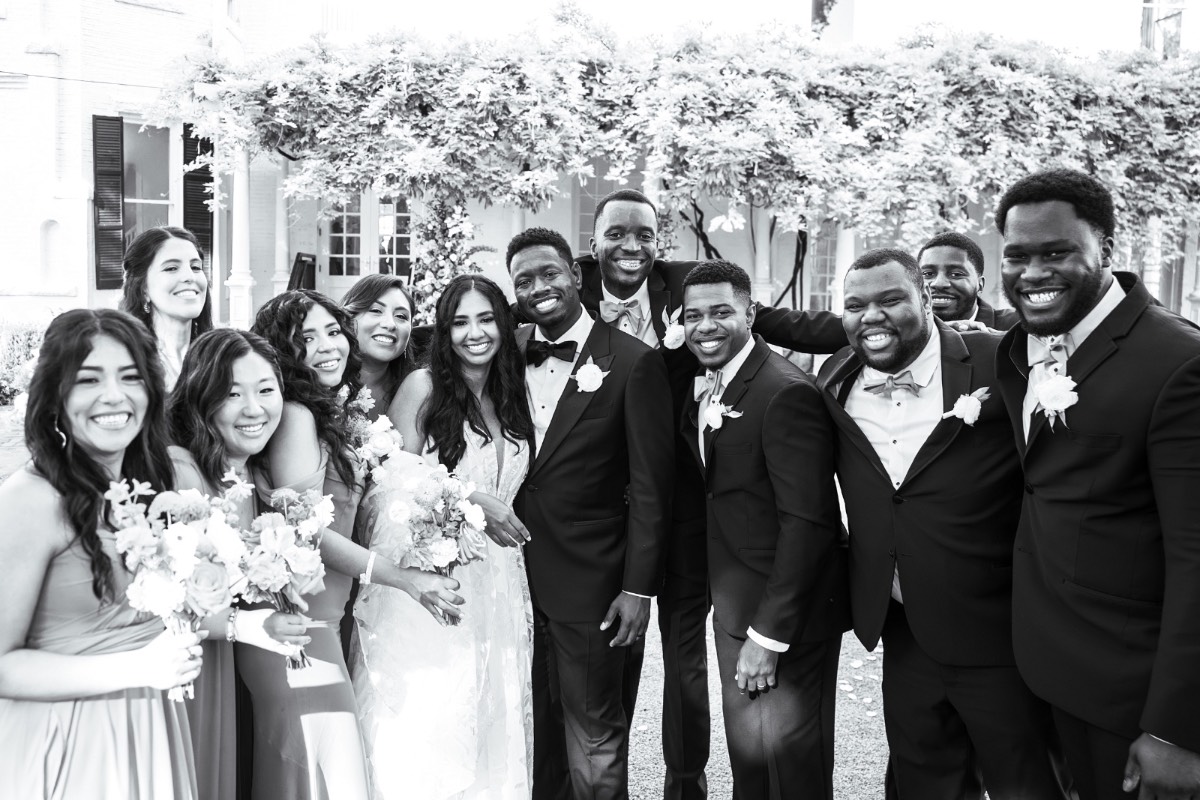 Romantic portrait N and H at Woodbine Mansion Round Rock Texas
