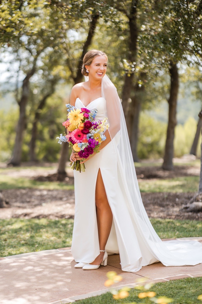 Wide ceremony shot captured by The Bird and The Bear at Canyonwood Ridge Dripping Springs