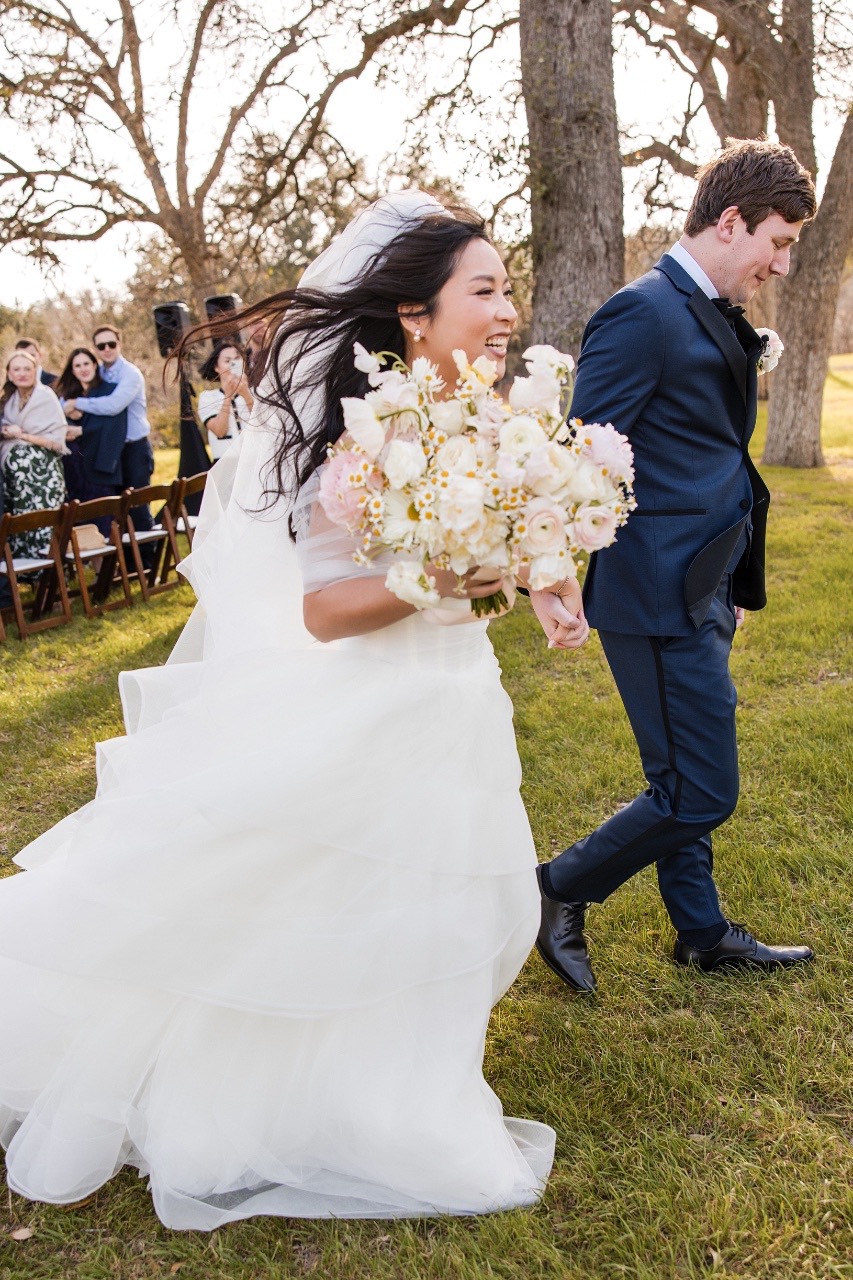 L and M's wedding party portrait session at Pecan Springs Ranch Austin Texas