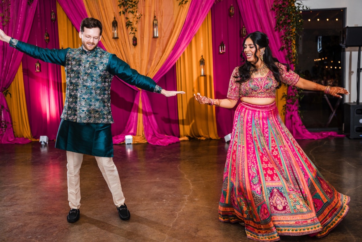 Indian wedding ceremony setup at Canyonwood Ridge in Dripping Springs