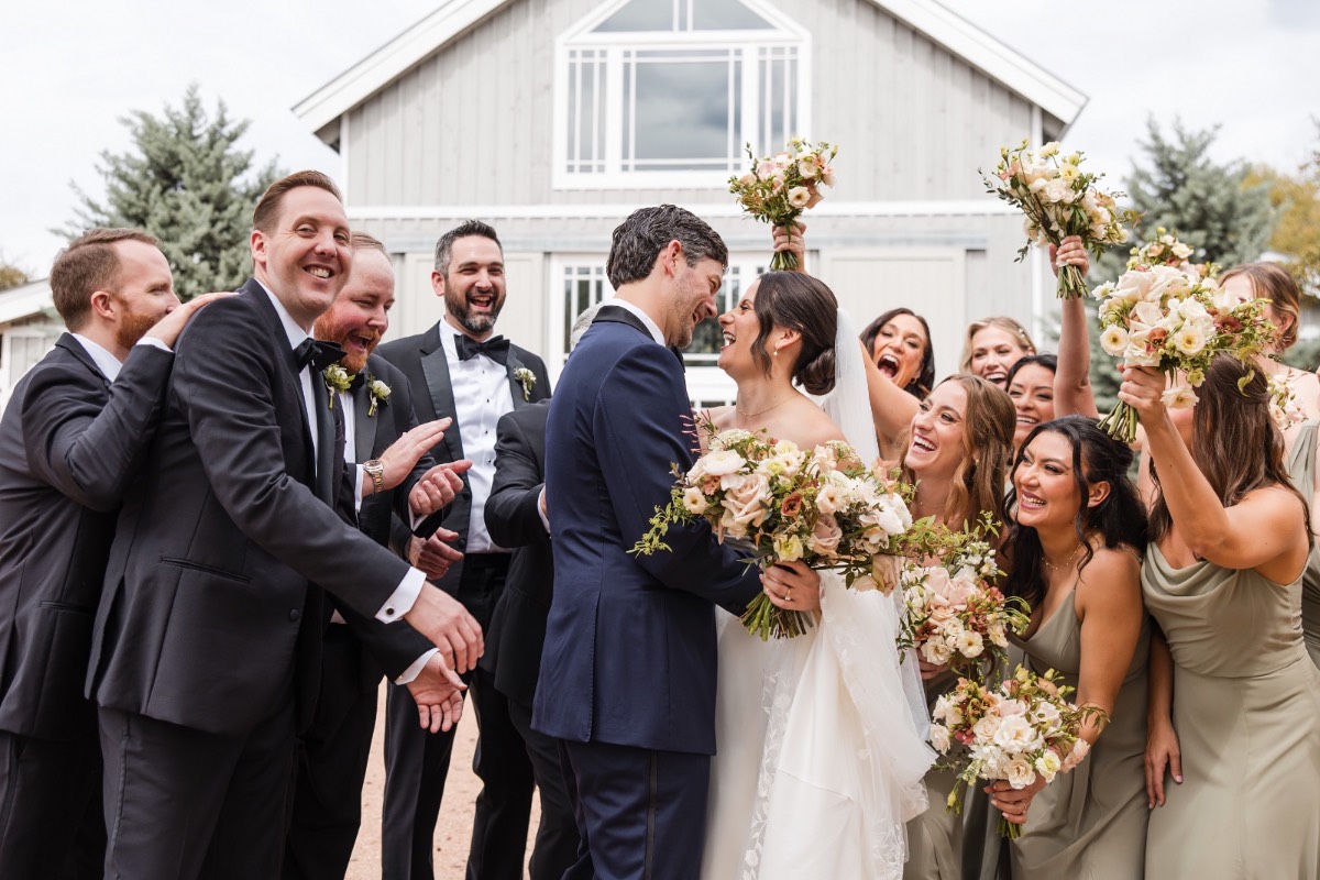 Romantic bride and groom portrait session at The Addison Grove Austin venue
