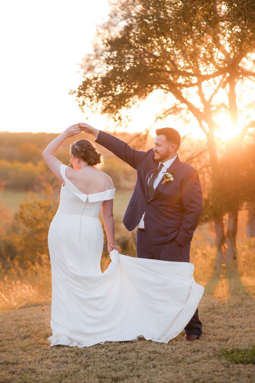 Couple's romantic moment before exit captured by The Bird and The Bear team.