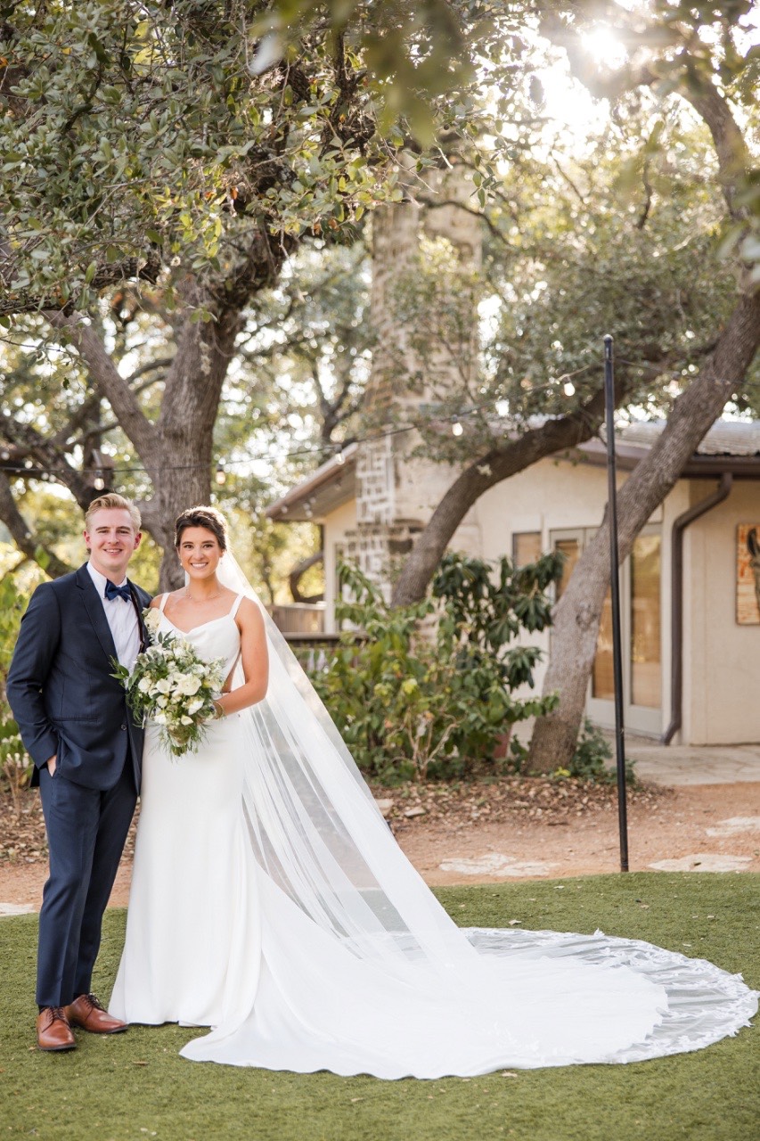 Guests celebrating K and N's marriage at Marble Falls wedding venue