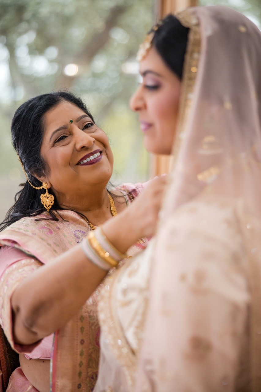 Ceremonial moments between couple at Dripping Springs wedding venue