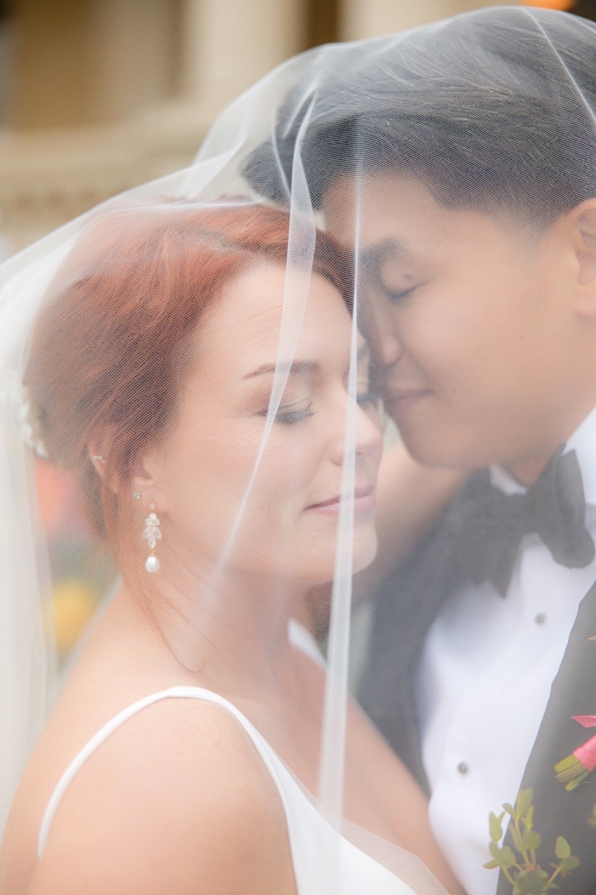 Wedding party celebrating newlyweds at Hotel Ella ceremony