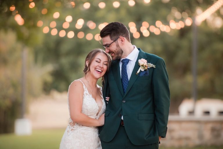 Sunset portraits of D and J at Garey House Georgetown wedding