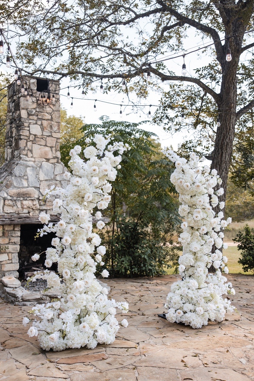 Wedding guests dancing and celebrating at Pecan Springs Ranch ranch venue