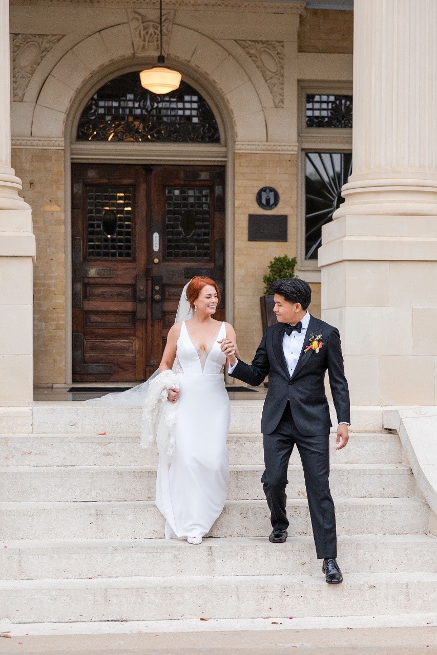 The Bird and The Bear captures bride and groom portraits