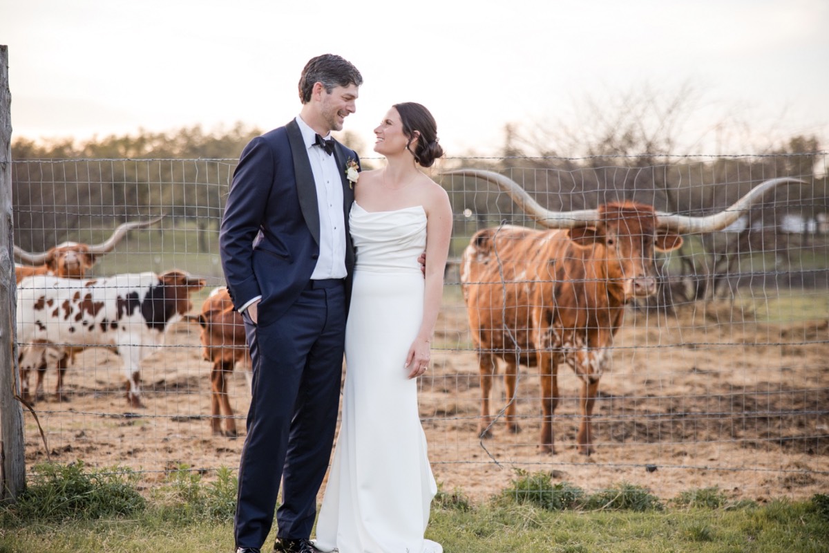 K's family portrait at The Addison Grove wedding venue in Austin Texas
