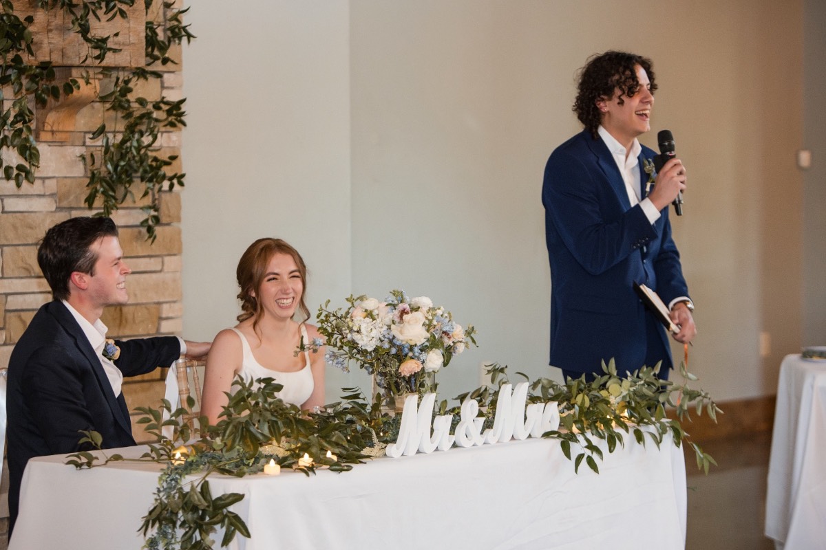Bride's family celebration at Canyonwood Ridge Dripping Springs wedding venue