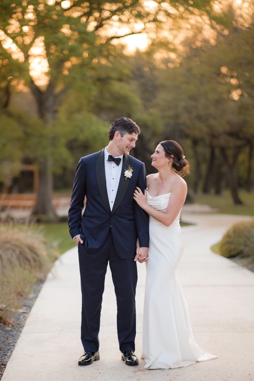 K and J's first dance at The Addison Grove wedding reception in Austin