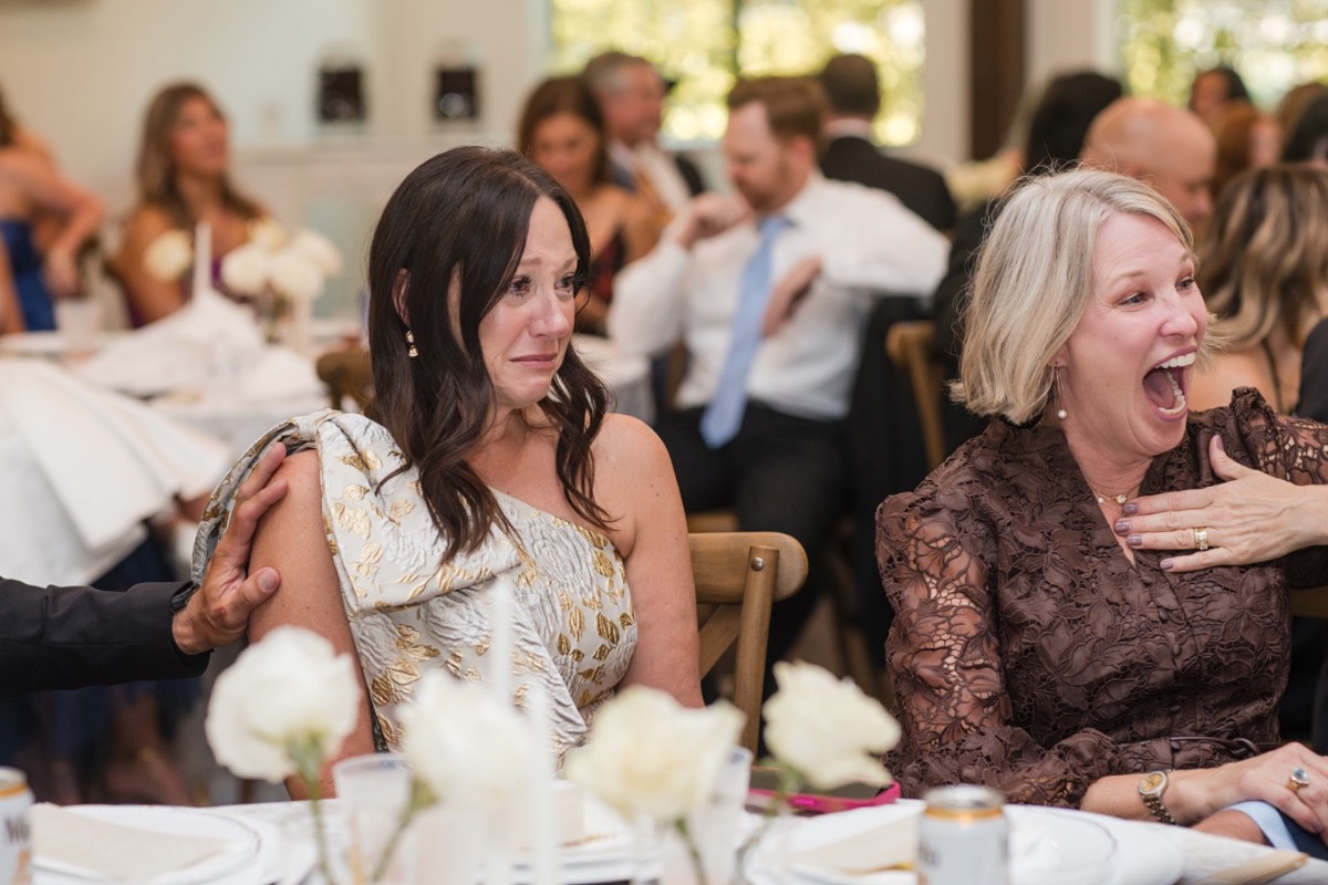 Final moments of Darby and Will's Pecan Springs Ranch wedding day