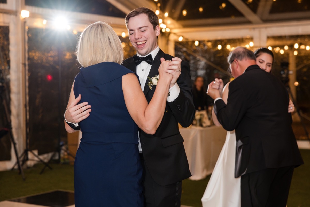 J and R dancing together at Round Rock Texas wedding