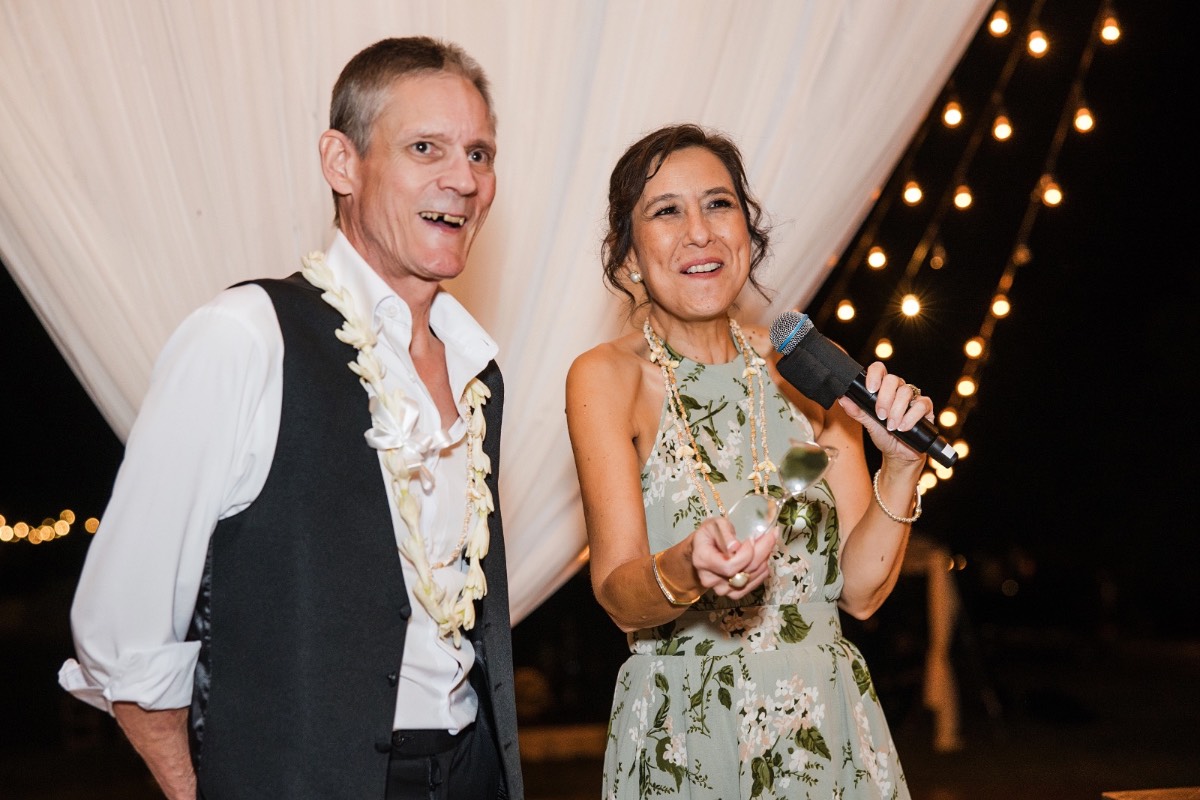 Bride and groom's first dance filmed by The Bird and The Bear videographer