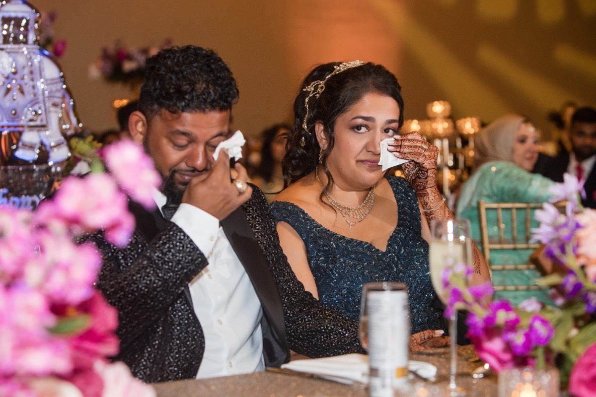 Wedding reception space decorated at luxury San Antonio venue