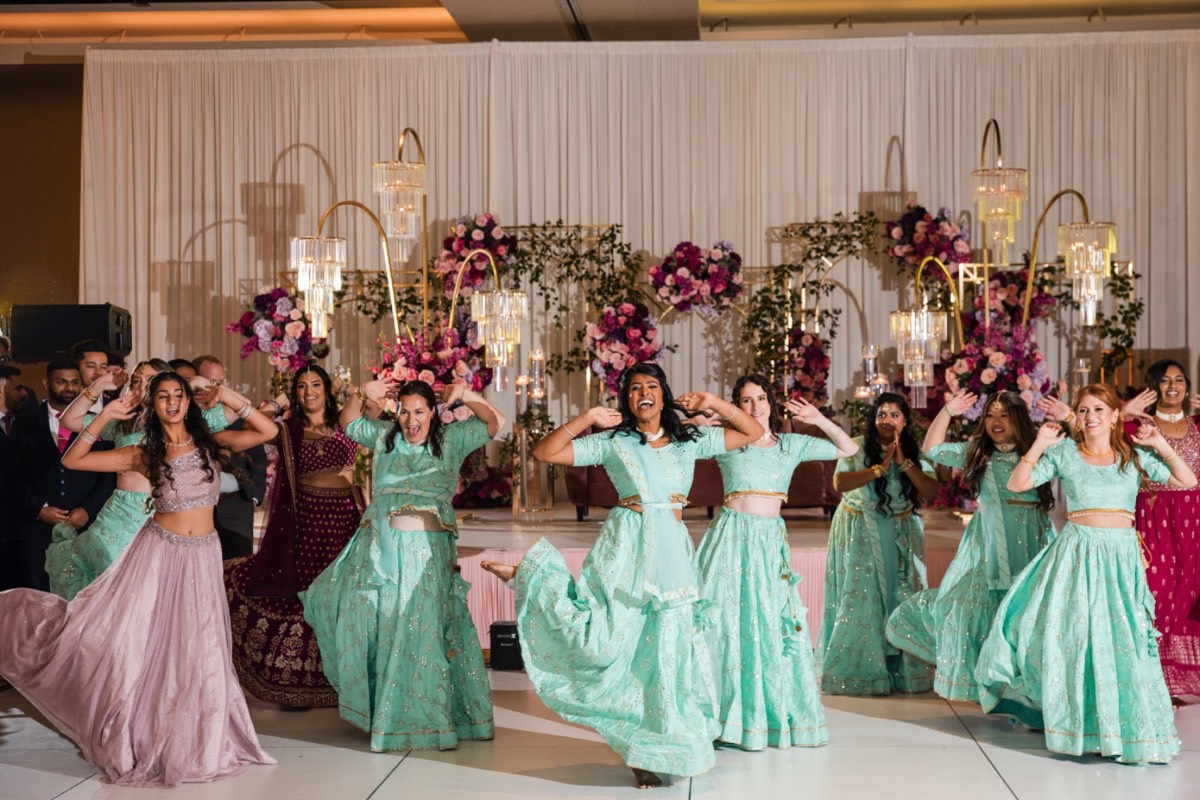 A and N's first dance at Hill Country Resort wedding