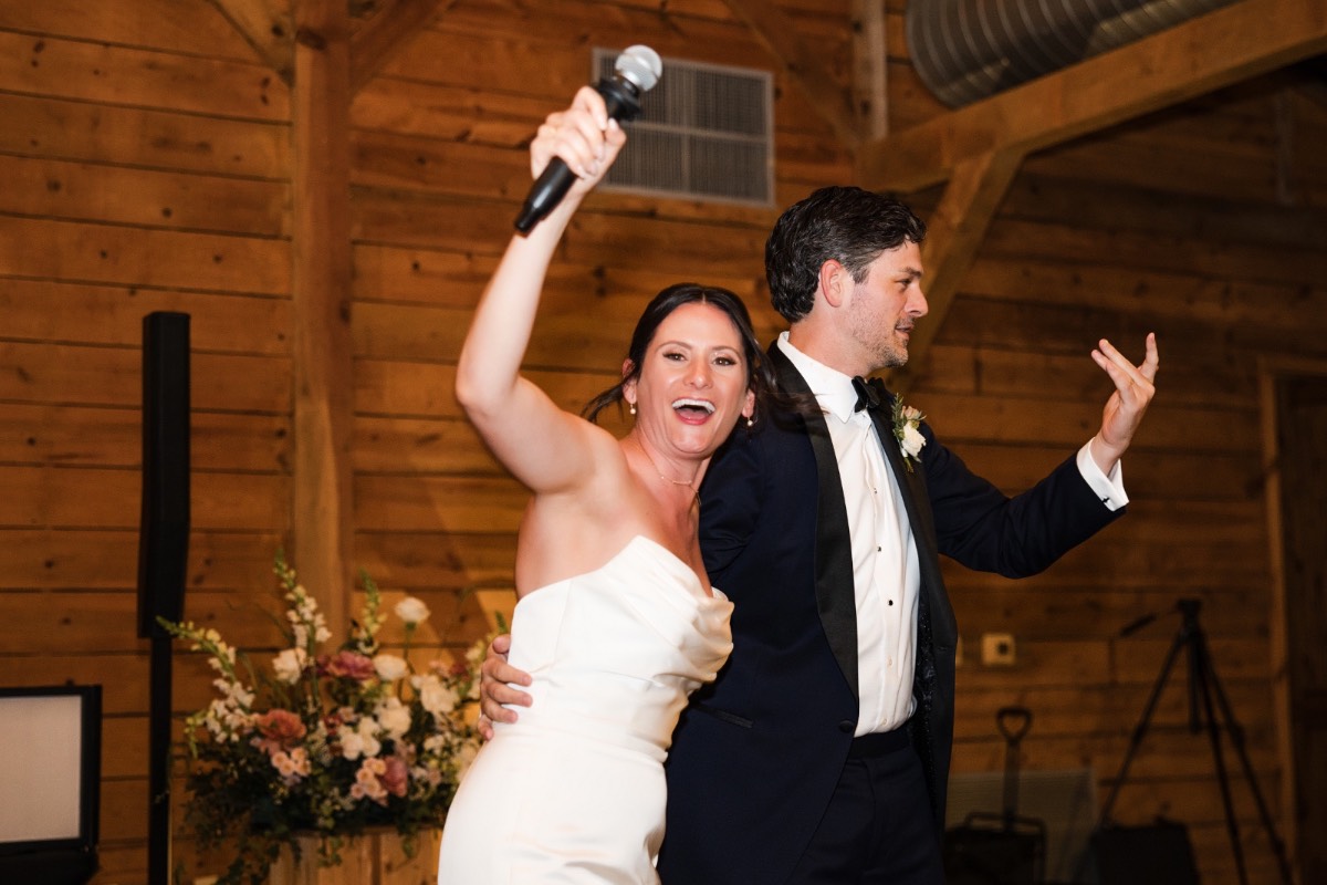 Dancing under lights at K and J's The Addison Grove Austin reception