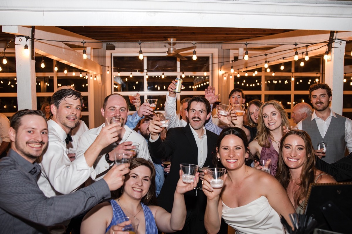 Guests dancing at The Addison Grove wedding reception in Austin Texas