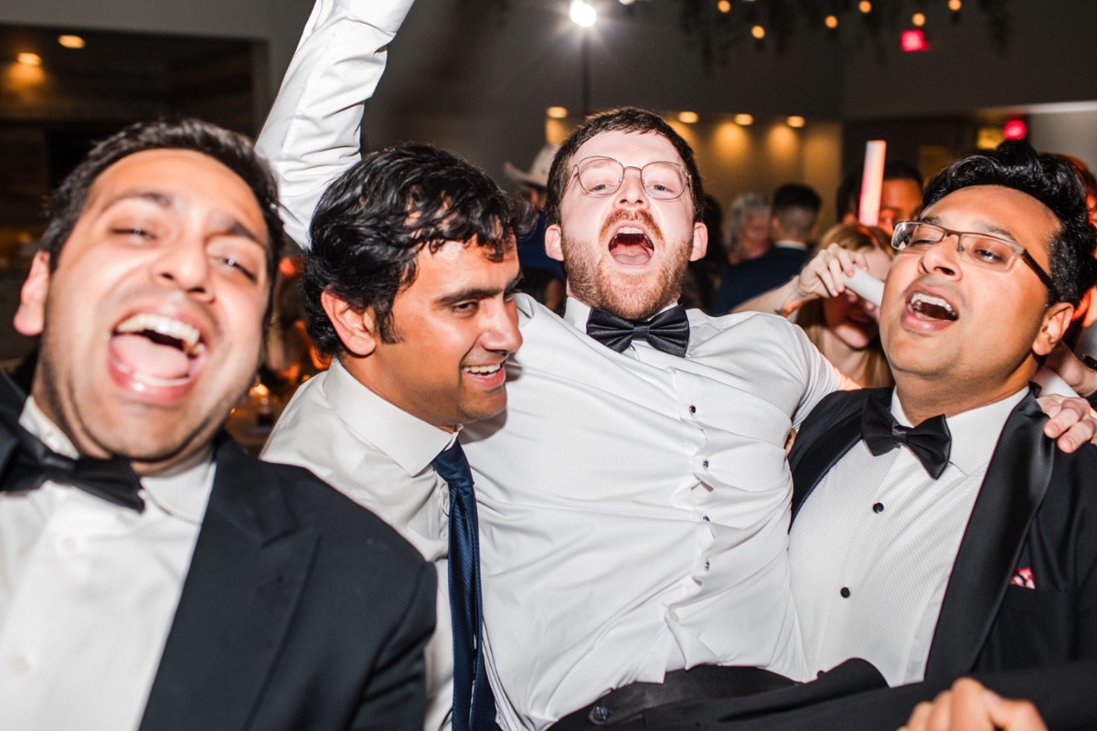 Reception dancing and celebration throughout Canyonwood Ridge event