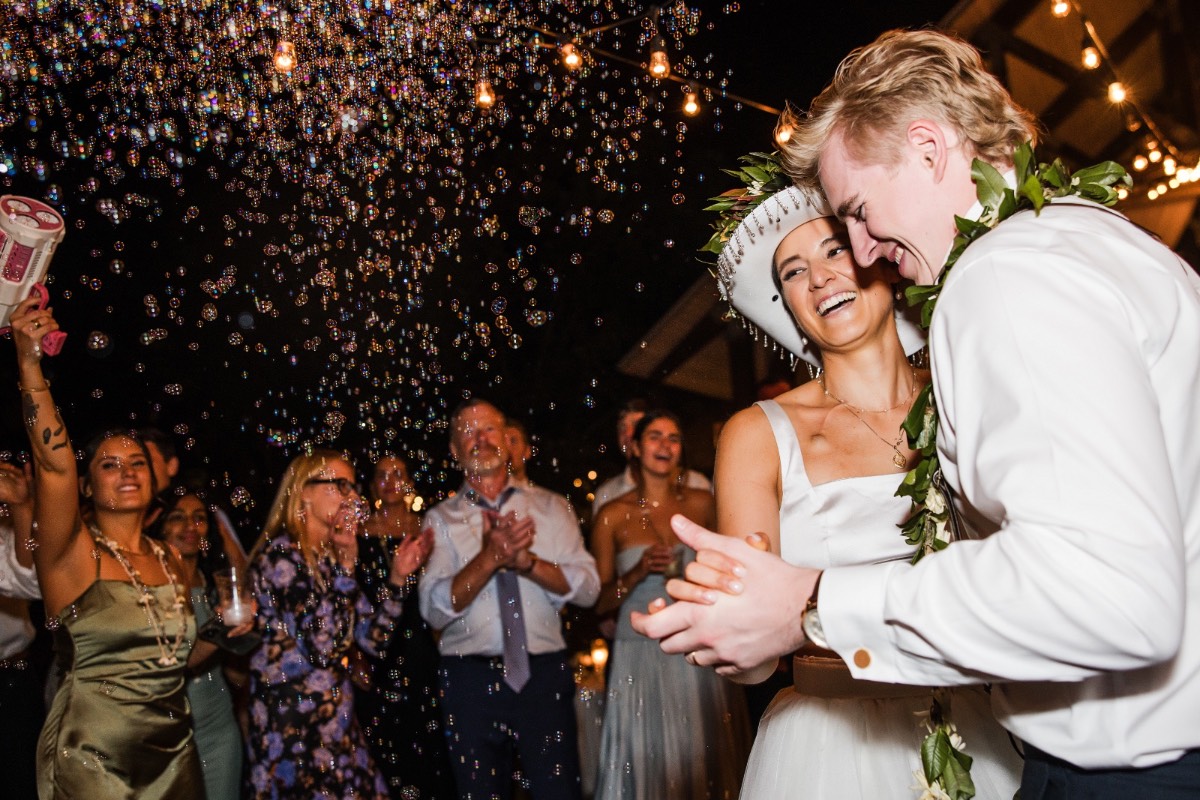 Dance floor celebration at The Retreat at Balcones Springs wedding venue