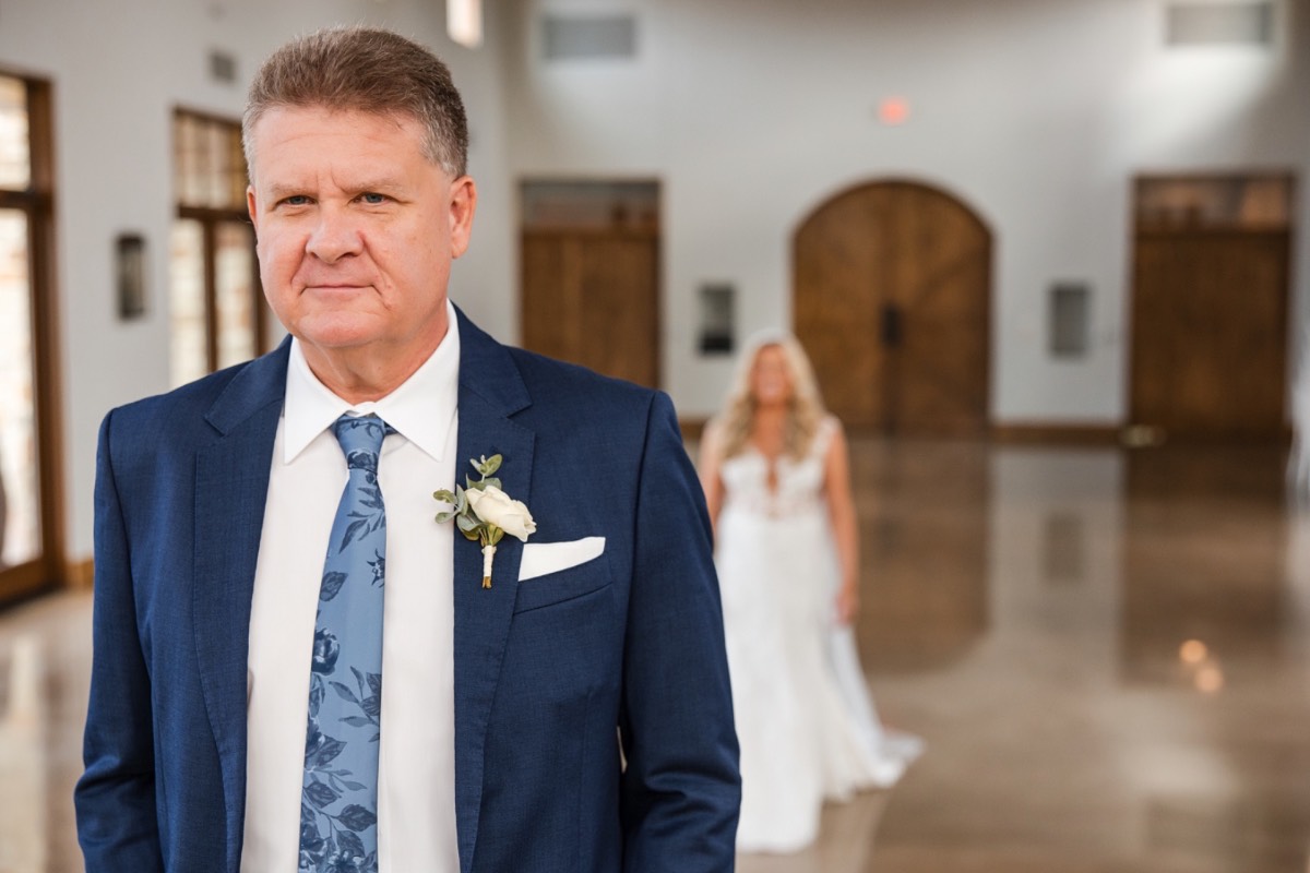 Bride and groom's first dance at Canyonwood Ridge outdoor venue