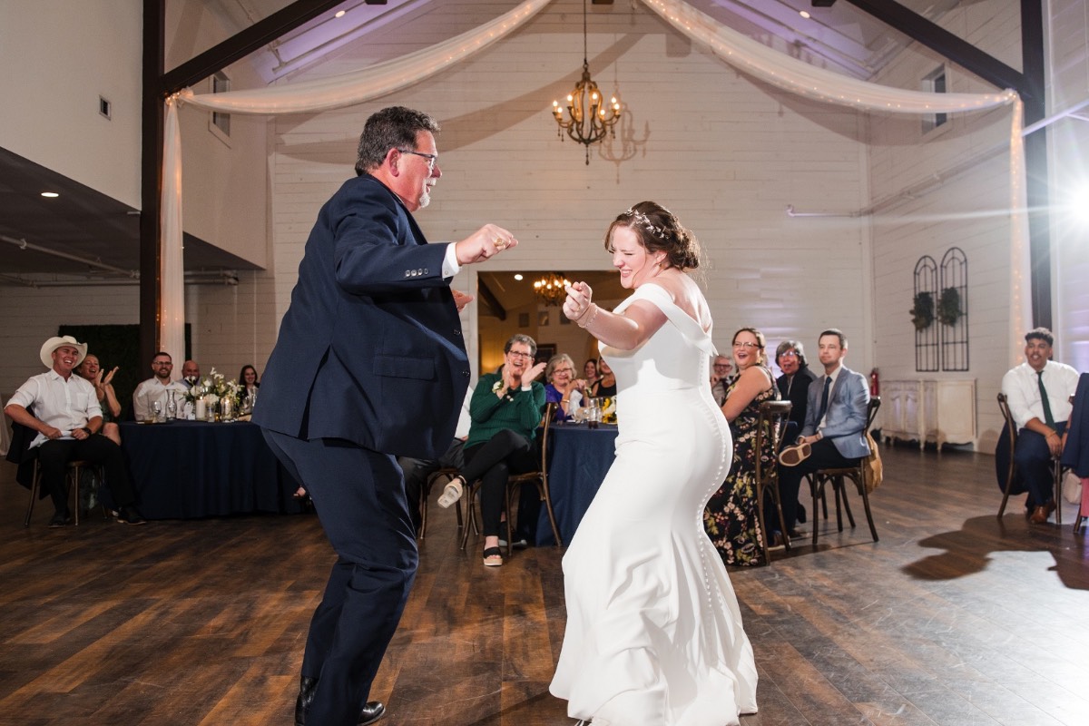 E and D exchange vows during their Liberty Hill Highpointe Estate ceremony.