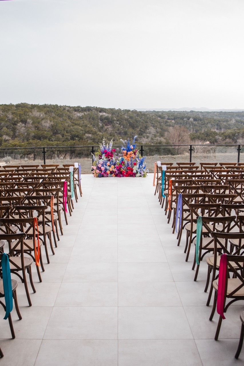 Cora and Cameron's grand entrance to Videre Estate reception celebration