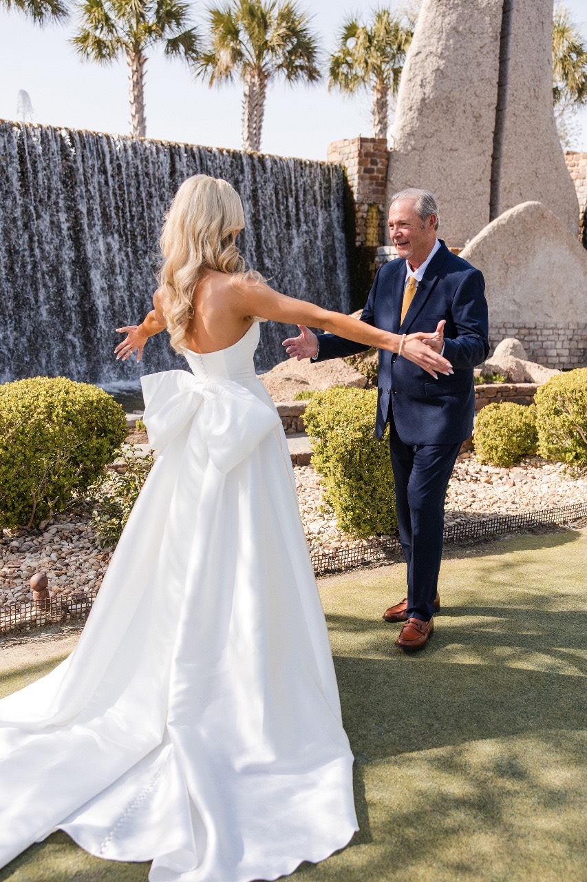 Wedding guests dance at S and A's Horseshoe Bay Resort celebration