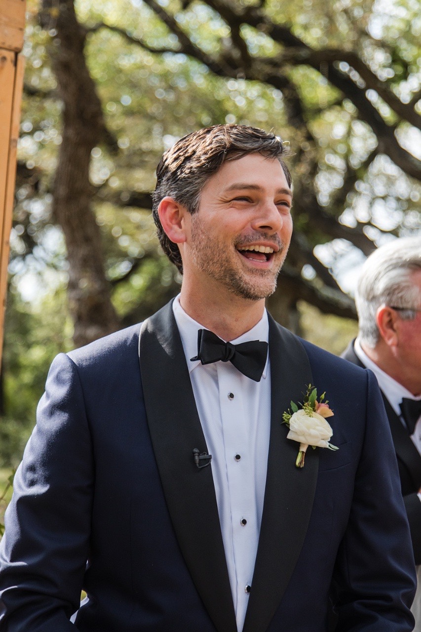The Addison Grove's elegant venue decorated for K and J's Austin wedding