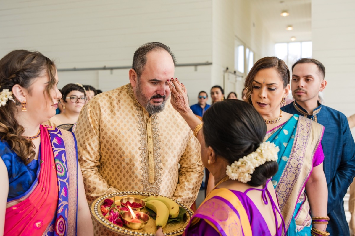 D's boutonniere and formal wedding attire at Prospect House Texas wedding
