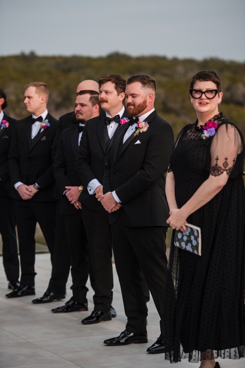 Wedding dinner service at The Videre Estate reception for guests